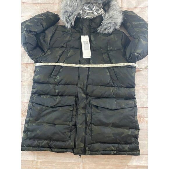 NWT Calvin Klein Women's Camo Print Puffer Jacket - XL - Picture 6 of 12